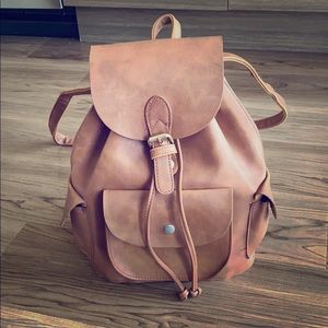 Brown Backpack